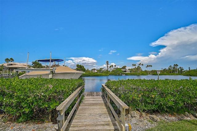 exterior space featuring a water view