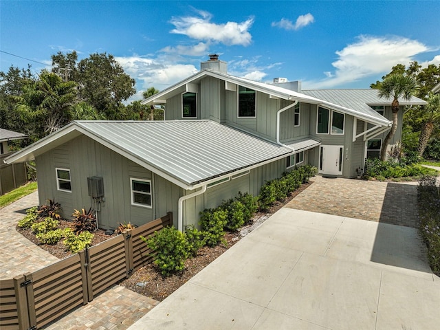 view of front of home