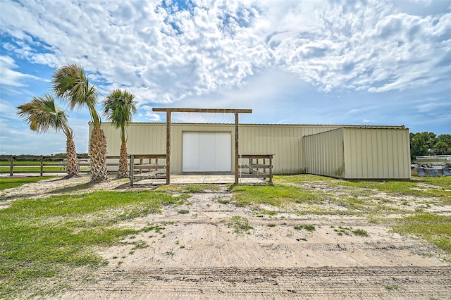 view of outbuilding