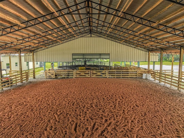 view of stable