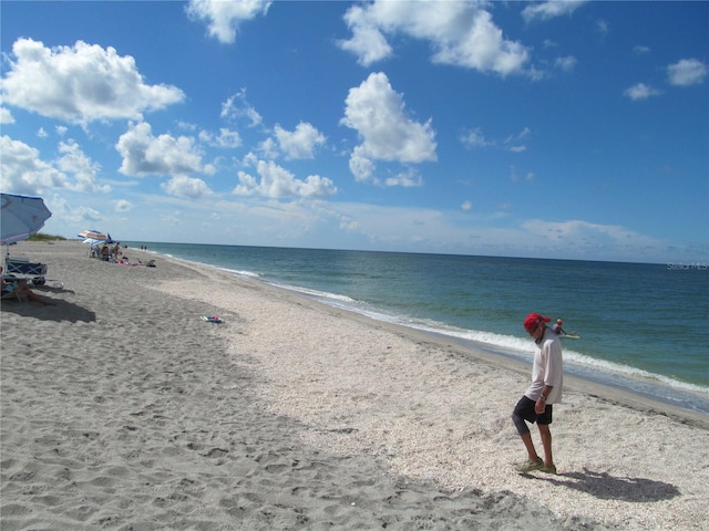 water view featuring a view of the beach