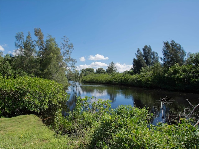 view of water feature