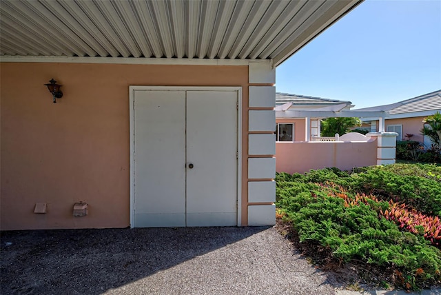 view of property entrance