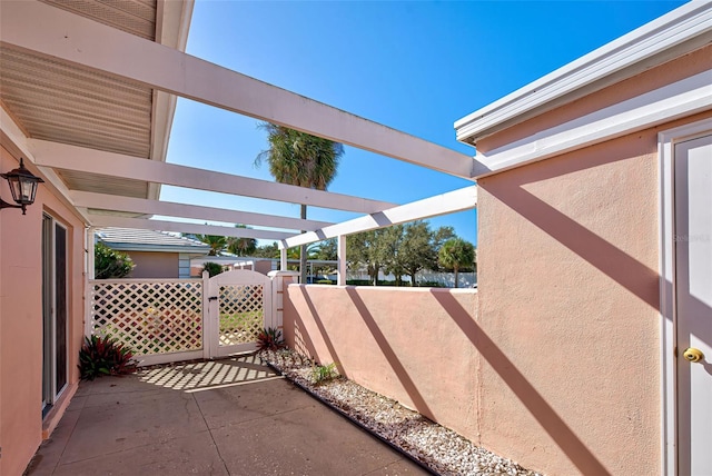 view of patio