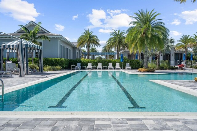 8209 Redonda Loop, Lakewood Ranch, FL 34202 - pool with a patio area