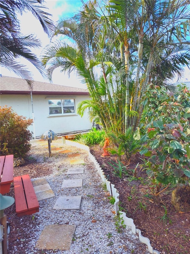 view of yard featuring a patio