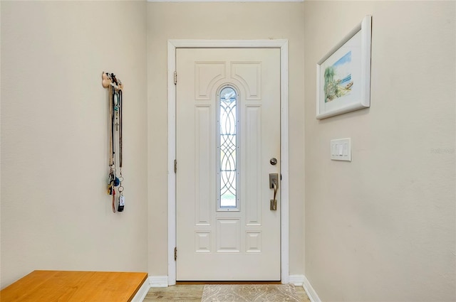 view of entrance foyer