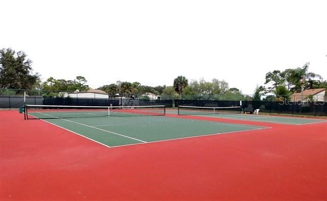 view of tennis court