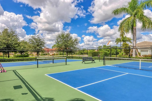 view of sport court