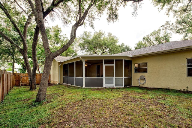 view of rear view of property