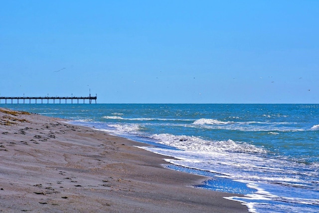 water view featuring a view of the beach