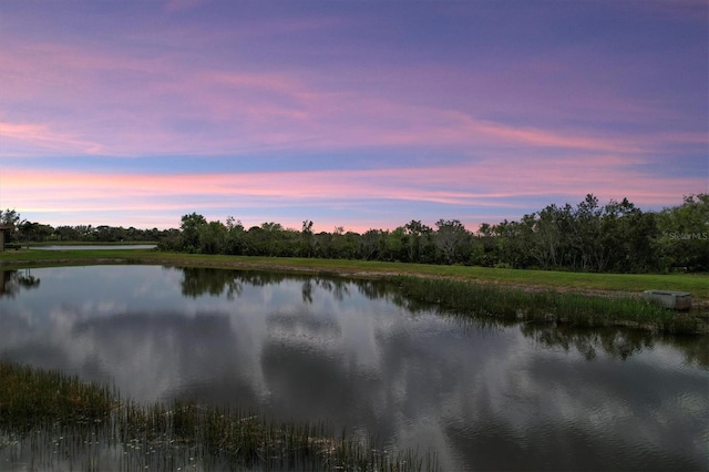 property view of water