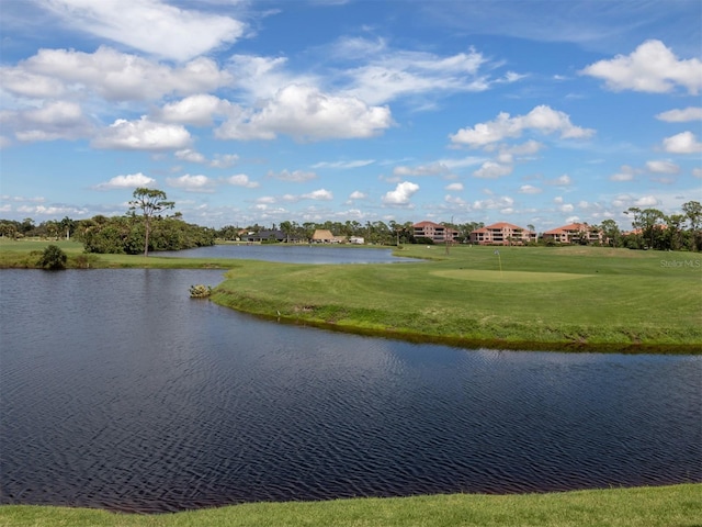 view of water feature