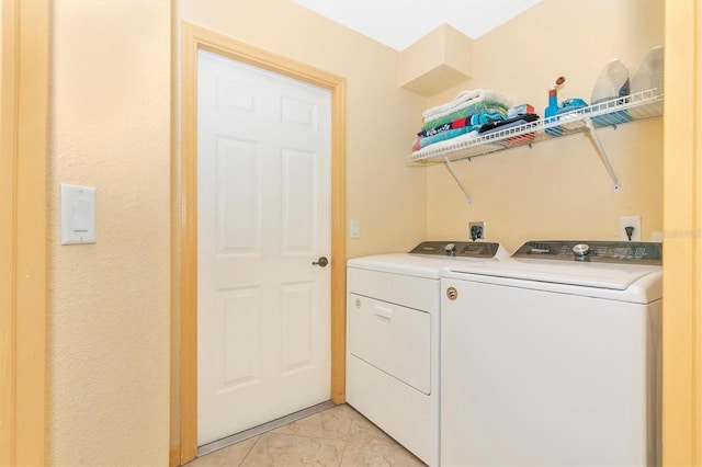 washroom featuring independent washer and dryer