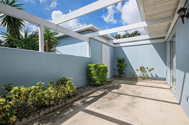 view of patio