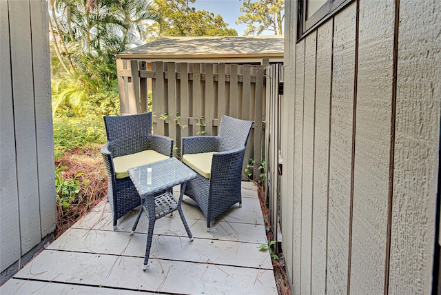 view of patio