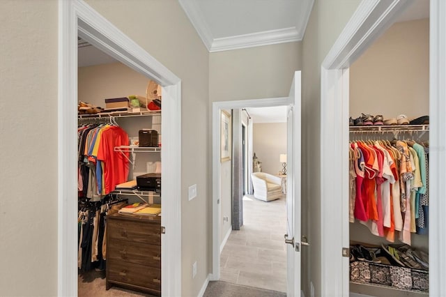 view of closet