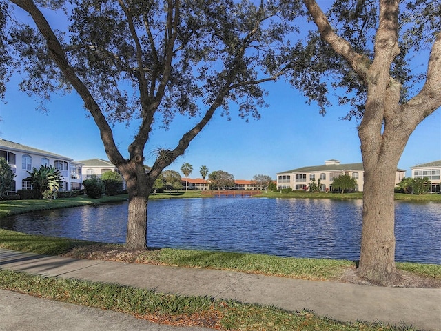 water view with a residential view