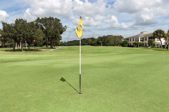 surrounding community featuring golf course view