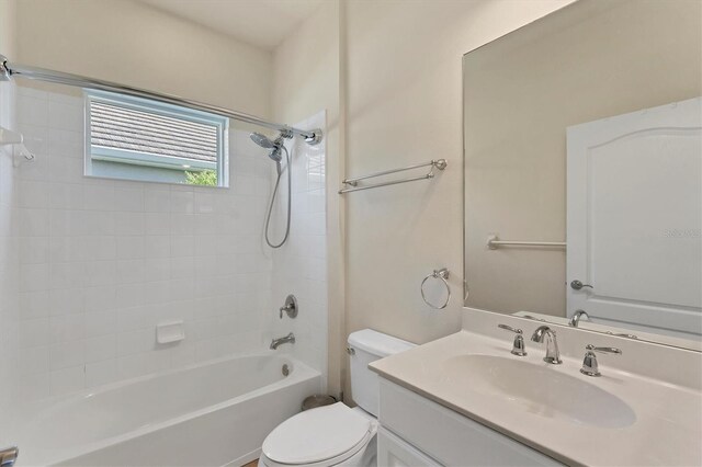 12273 Stuart Dr, Venice, FL 34293 - full bath with bathing tub / shower combination, vanity, and toilet