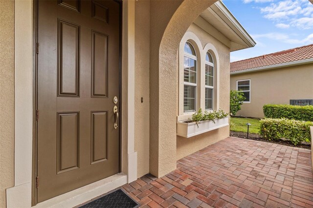 view of property entrance