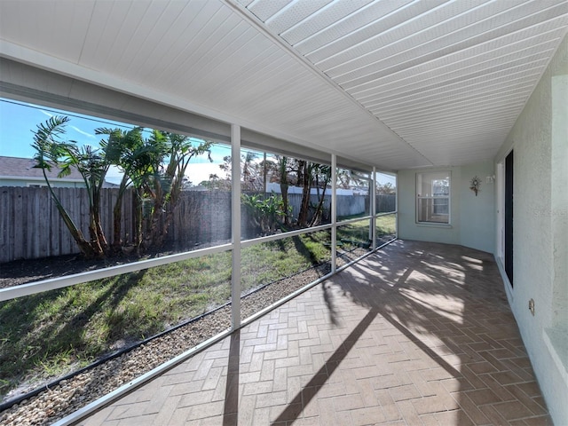 sunroom / solarium with a healthy amount of sunlight