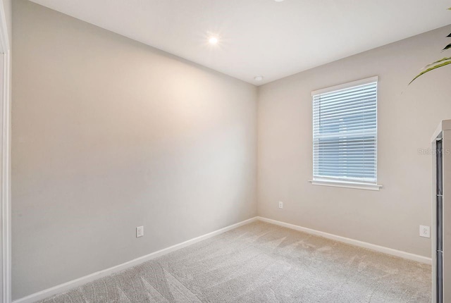 spare room featuring carpet floors