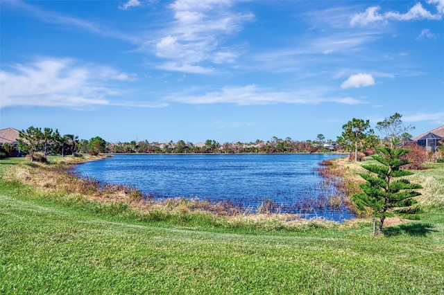 property view of water