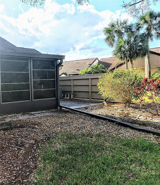 5650 Mashie Cir, North Port, FL 34287 - view of yard with fence