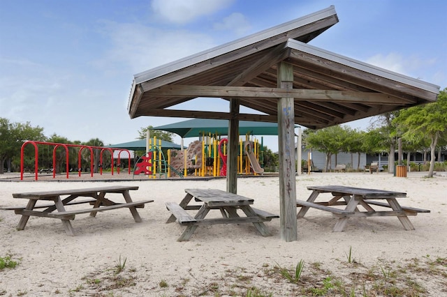 view of home's community featuring a playground