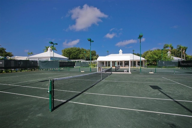 view of sport court