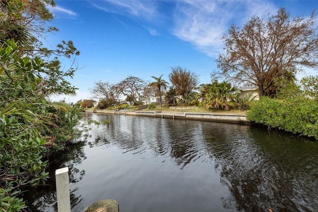 view of water feature