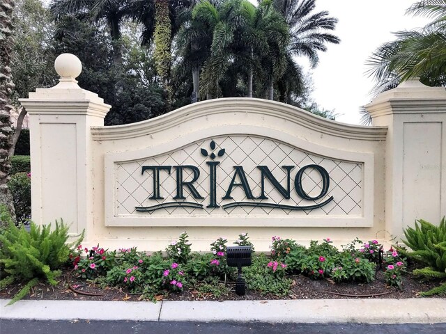 1704 Triano Cir Unit 1704, Venice, FL 34292 - community sign with an attached garage