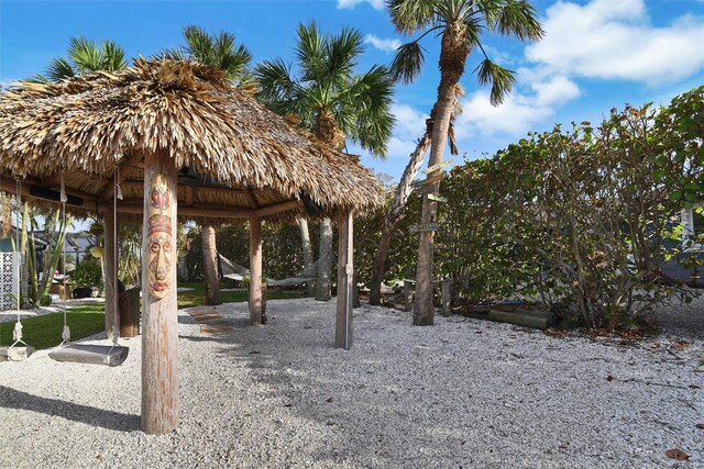 surrounding community with a gazebo