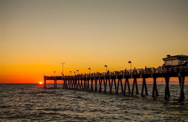 649 Crossfield Cir Unit 10, Venice, FL 34293 - dock with a pier and a water view