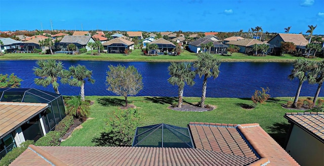 view of water feature