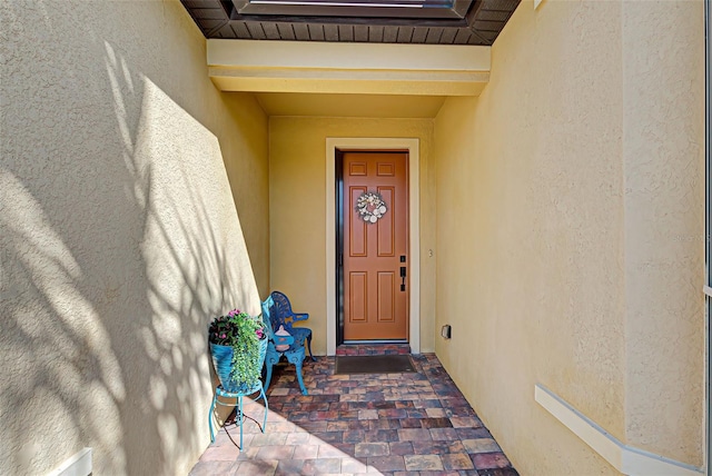 view of entrance to property