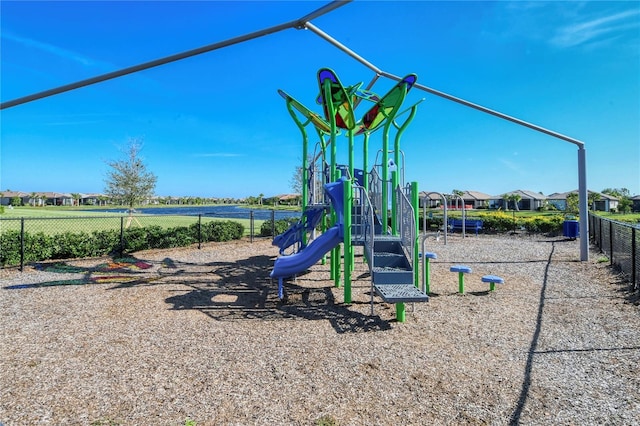 view of jungle gym