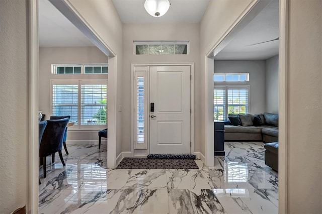 view of entrance foyer