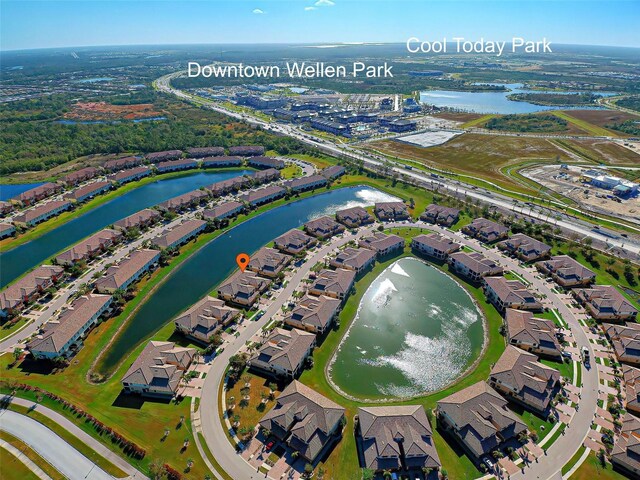 20190 Ragazza Cir Unit 202, Venice, FL 34293 - aerial view of residential area featuring a large body of water