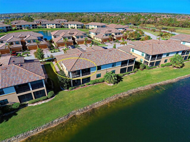 20190 Ragazza Cir Unit 202, Venice, FL 34293 - aerial view of residential area with a nearby body of water