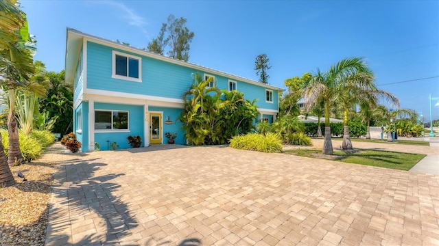 view of beach home