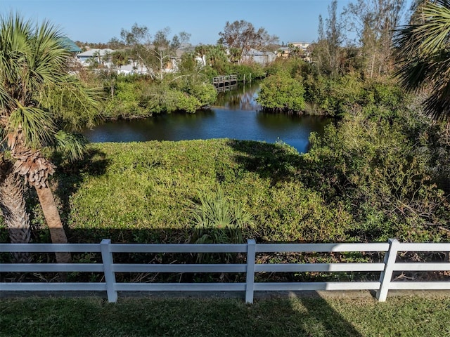 property view of water