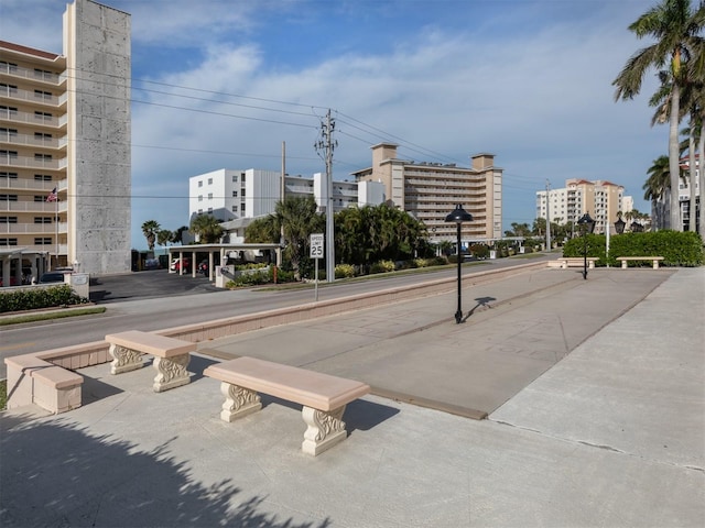 view of road