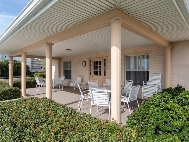 view of patio