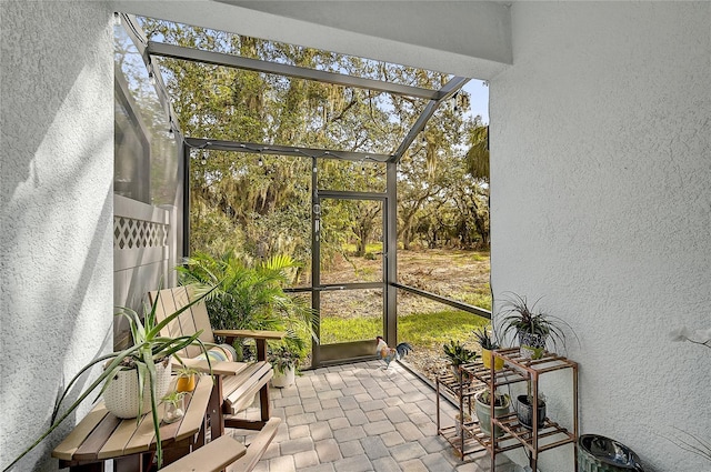 sunroom with a wealth of natural light