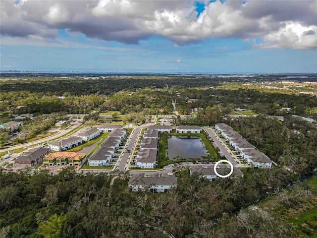 4008 Via Sienna Cir, Sarasota, FL 34243 - aerial view of property's location