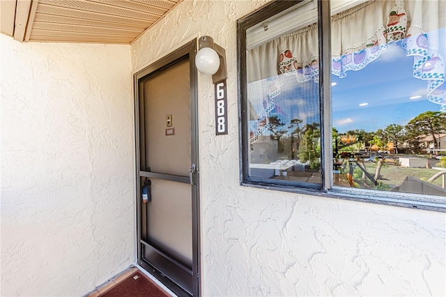 view of entrance to property