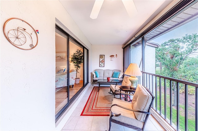 sunroom featuring a wealth of natural light