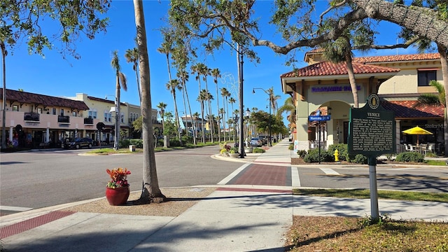 view of road